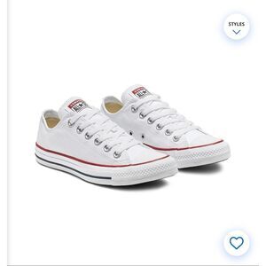 Converse Women's 9.5 Chuck Taylor All-Star Shoes Canvas Low Top Sneakers White